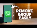 How To Delete A Group From A WhatsApp Community 2025 (iPhone & Android)