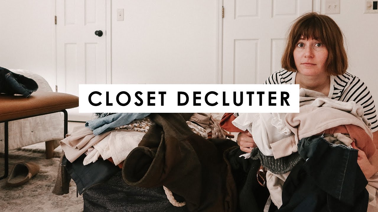 Decluttering My Entire Wardrobe Youtube