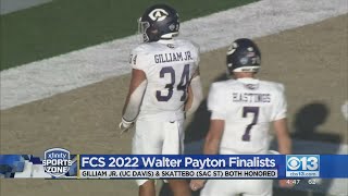 Sac State, UC Davis FCS 2022 Walter Payton finalists