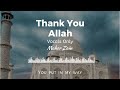 Thank You Allah | Maher Zain | Vocals Only | With Lyrics #islam