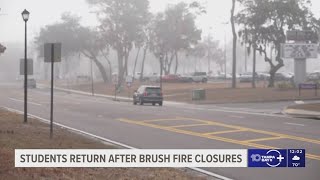 Two Pasco schools reopen after brush fire smoke forces closures