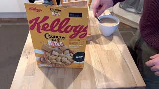 New Crunchy Nut Cornflakes Kellogg's Breakfast Super Sugar Hit! 🥞