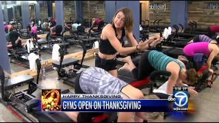 Gyms stay open on Thanksgiving Day