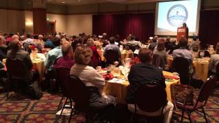 Randy Walter of INDOT Accepting Indiana MPO Council Award