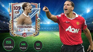 109 RIO FERDINAND GAMEPLAY REVIEW FC MOBILE 25