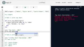 CS101 Ruby - Session 3 Part 3 - Fun Array & String methods