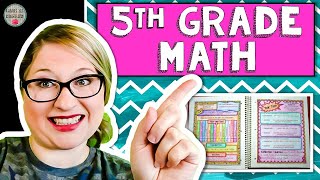 5th Grade Math Interactive Notebook