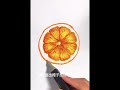 马克笔画橙子 很简单，你一定会 （draw an orange with markers