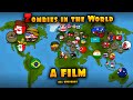 Zombies in the world ( FILM 2023 ) - countryballs