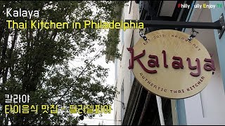 [Philadelphia] Kalaya Thai Kitchen 필라델피아 태국음식 맛집 Kalaya (여행, 명소, 맛집, 경치) (Eng sub)