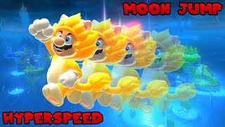 What If Mario Uses MOON JUMP & HYPERSPEED in Super Mario 3D World: Bowser's Fury?