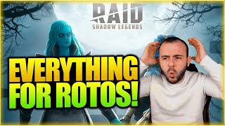 Opened All The Shards For Rotos The Broken!! Was It Worth It? Boosted Summons Raid Shadow Legends