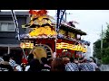 新高松東太鼓山車。鷹松神社　夏季大祭。