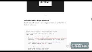 Creating and Solving Alphanumeric CAPTCHAs with Python | Python Code Nemesis