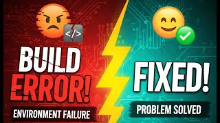 How to Fix Firebase Studio Build Error | Firebase Environment Build Error