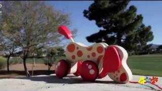 Walk Along Puppy Hape Toys from who what why