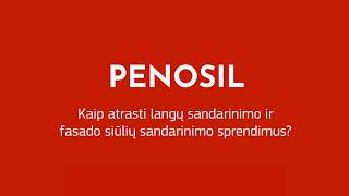 Kaip surasti sandarinimo sprendimus www.penosil.com puslapyje?