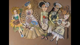 VIDEO #1 in the Series: Let's Make a Paper Art Doll - HOW I USE THEM