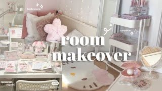 ULTIMATE AESTHETIC ROOM MAKEOVER🌸 *Pinterest Inspired* | Korean style |