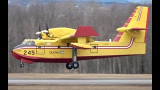 Quebec Waterbombers (CL-215/CL-415) Movements - Québec City (YQB)