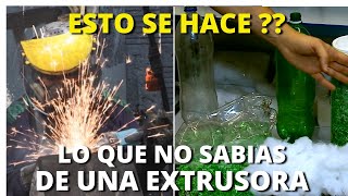 La extrusora de plastico y su innovación en los negocios con el reciclaje / TRABAJOS con extrusora