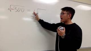 Q24, Simplify sqrt(-300)