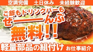 【派遣求人】時給1300円◎ご飯が無料で食べられる！？プラスチック製品の組付け【簡単】#愛知県 #仕事 #派遣 #求人 #転職 #vtuber