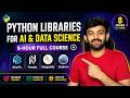 Python Libraries for AI & Data Science | 8-Hour Full Course | NumPy, Pandas, Matplotlib & Seaborn