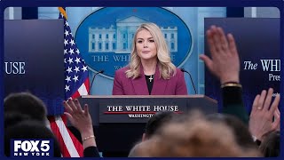 White House press secretary Karoline Leavitt's 1st press briefing: Full video