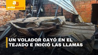 Una familia perdió todo en un incendio provocado por un volador en Ciudad Bolívar | CityTv