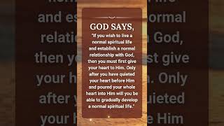 Nurturing a Normal Spiritual Life: God's Guidance and Your Heart #praisegod #quotes  #biblebooks