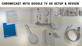 Chromecast with Google TV HD Setup & Review!