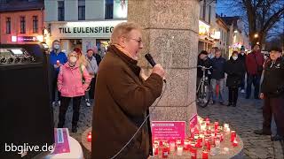 Stoppt den Krieg - Friedenskundgebung in Bernburg