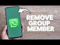 How To Remove A Member From A WhatsApp Group 2025 (iPhone & Android)