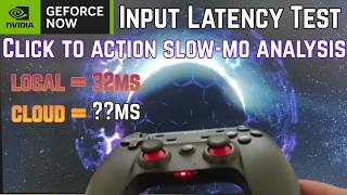 NVIDIA GeForce NOW input latency Test