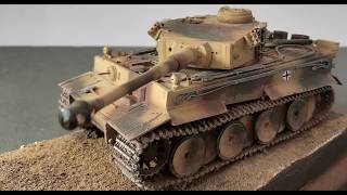 German Tiger 1: Panzerkampfwagen VI Ausfuhrung E (Sd.Kfz.181): Academy 1/35 Scale