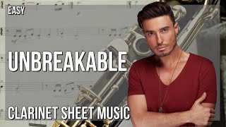 Clarinet Sheet Music: How to play Unbreakable by Faydee ft Miracle