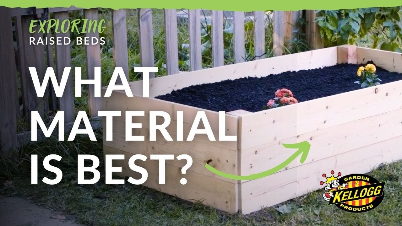 Best Materials For Raised Garden Beds - YouTube