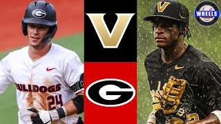 #17 Vanderbilt vs #19 Georgia Highlights (G2) | 2024 College Baseball Highlights