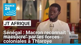 Sénégal: Macron reconnaît 