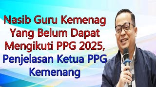 Nasib Guru Kemenag Yang Belum Dapat Mengikuti PPG 2025, Penjelasan Ketua PPG Kemenang