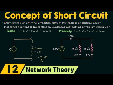 How do you short circuit a voltage source?