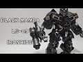 TF BLACKMAMBA LS-09 IRONHIDE REVIEW,TRANSFORM,SCALE