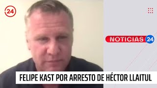 Senador Kast por arresto de Héctor Llaitul: \