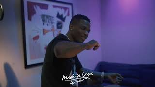 Wizkid in the studio [The Making of Made In Lagos Ft Burna boy & P2J]