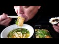 丸亀製麺の熱盛えび天玉子あんかけうどん弁当 asmr eating sounds 咀嚼音 飯テロ 動画 きつねうどん持ち帰りで食べるオヤジ動画japan