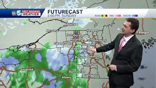 Video: Rain/snow showers for Sunday (4-02-22)