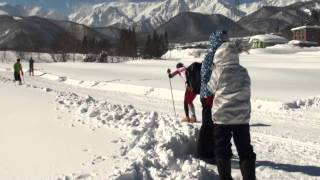 2015年クロスカントリースキー長野県大会週間高校リレー 白馬男子1走　源帥　4周目後半