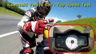 Versys 650 - 220Km/h \u0026 Knee Down