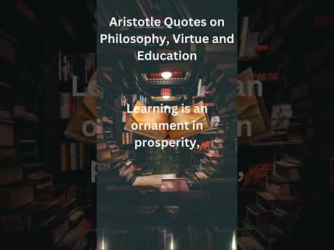 Learning: Aristotle Quotes on Philosophy, Life and Education #lifequotes #mind #lifelonglearning